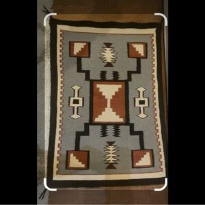 Genuine Southwestern Navajo Geometric Area Rug